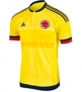 2015 Colombia Home Yellow Soccer Jersey Shirt