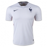 2015 France Away White Soccer Jersey Shirt