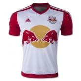 2015 Red Bulls Home White Soccer Jersey Shirt