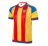 15-16 Valencia Away Orange&Bule Jersey Shirt