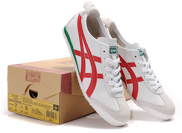 Onitsuka Tiger White Red Green