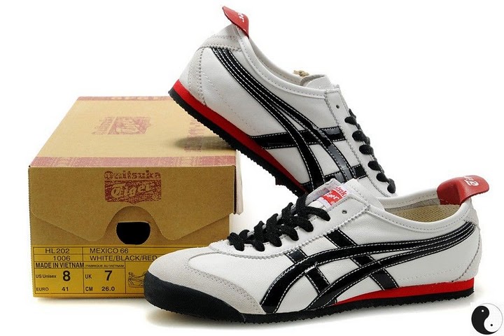 onitsuka tiger mexico 66 white black