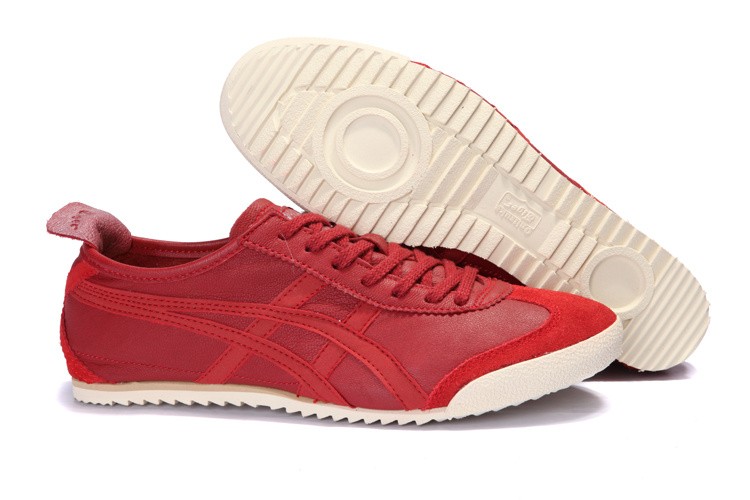Onitsuka Tiger Deluxe Mexico 66 Red Shoes
